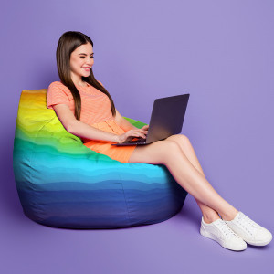 bean bag soft touch personalizat