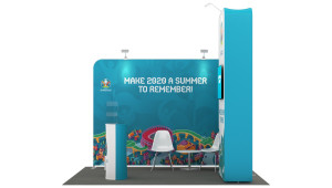 Stand Expozitional personalizat textil Delta