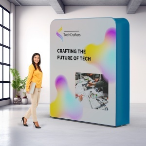 2 m 3D Display gerade
