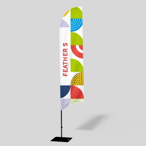 Bandera pluma S