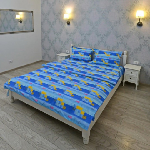 Спален комплект Somnart Ultrasleep, от 100% памук, за двойно легло, 4 части, 05.2PXXL