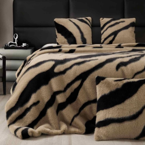 Луксозно одеяло Jo-Jo Home, тип кожа от Норка + 2 калъфки, 200x230 см, с цип, PBN-03