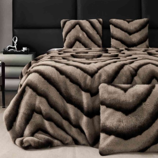 Луксозно одеяло Jo-Jo Home, тип кожа от Норка + 2 калъфки, 200x230 см, с цип, PBN-04