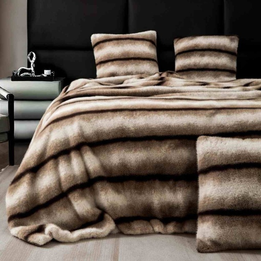 Луксозно одеяло Jo-Jo Home, тип кожа от Норка + 2 калъфки, 200x230 см, с цип, PBN-06