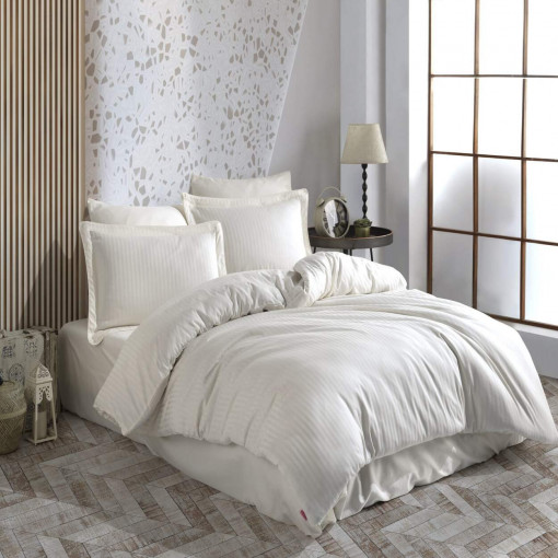 Спален комплект Hobby Home, Памучен сатен - 100% памук, за двойно легло, 4 части, 1303-5