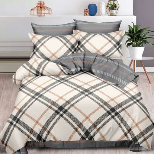 Спално бельо за двойно легло, 6 части, R60-496