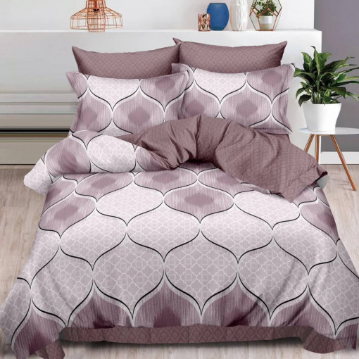 Спално бельо за двойно легло, 6 части, R60-483