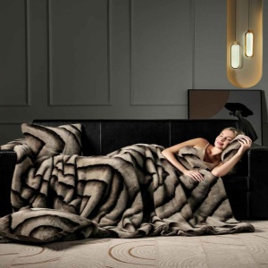 Луксозно одеяло Jo-Jo Home, тип кожа от Норка + 2 калъфки, 200x230 см, с цип, PBN-04 – продуктова снимка в продуктов каталог