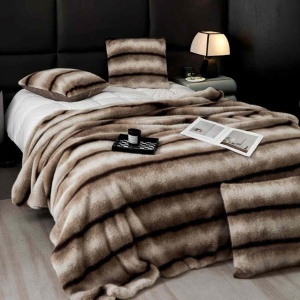 Луксозно одеяло Jo-Jo Home, тип кожа от Норка + 2 калъфки, 200x230 см, с цип, PBN-06 – продуктова снимка за продуктовата галерия