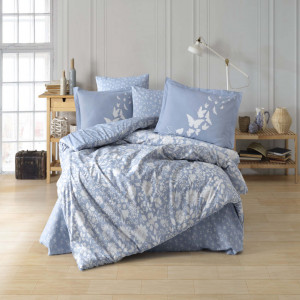 Спално бельо от поплин памук Hobby Home, 100% памук, за двойно легло, 4 части, 1031-9-1-10