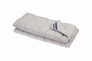 Set Pilota bumbac Somnart Bella 200x220cm 200g model biscuite + 2 perne bumbac Somnart Bella, 50x70cm, Gri – продуктова снимка за детайлно представяне