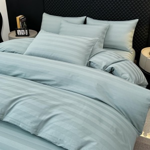 Спален комплект Damasc Deluxe от 100% памук, 6 части, ментовозелен, JoJo Home, DMB-11 – продуктова снимка от продуктовата галерия