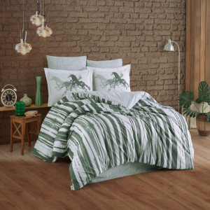 Спално бельо от поплин памук Hobby Home, 100% памук, за двойно легло, 4 части, 1031-9-1-18
