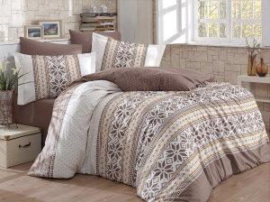Спално бельо от поплин, 100% памук, за двойно легло, Hobby Home, 4 части, HBP-05 – продуктова снимка от продуктовата галерия