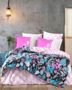 Спално бельо от поплин, 100% памук, за двойно легло, Hobby Home, 4 части, HBP-79 – продуктова снимка за онлайн каталог