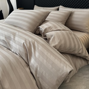 Спален комплект Damasc Deluxe от 100% памук, 6 части, бежов, JoJo Home, DMB-08 – продуктова снимка в продуктов каталог