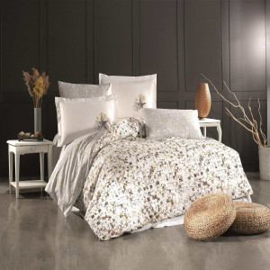 Спално бельо от поплин, 100% памук, за двойно легло, Hobby Home, 4 части, 1041-1-2-11