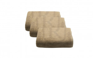 Set 2 prosoape de fata bumbac 100%, 600gsm, Somnart, 50x90cm, bej - Img 4