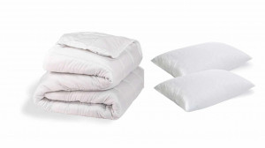 Set Confort Somnart pilota 200x220 cm + 2 perne 50x70 cm, microfibra - Img 2