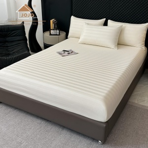 Спален комплект Damasc Deluxe от 100% памук, 6 части, слонова кост, JoJo Home, DMB-04 – продуктова снимка за онлайн каталог