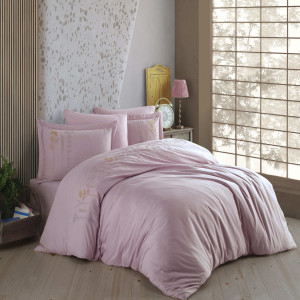 Спално бельо от поплин, 100% памук, за двойно легло, Hobby Home, 4 части, 1041-1-2-31