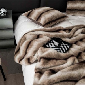 Луксозно одеяло Jo-Jo Home, тип кожа от Норка + 2 калъфки, 200x230 см, с цип, PBN-06 – продуктова снимка допълнително представяне