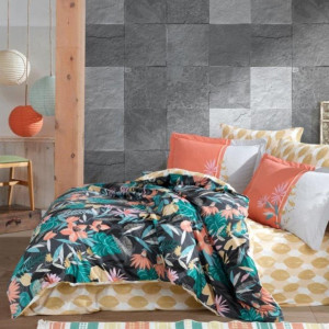 Спално бельо от поплин, 100% памук, за двойно легло, Hobby Home, 4 части, HBP-80