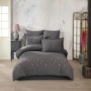 Спално бельо от поплин, 100% памук, за двойно легло, Hobby Home, 4 части, HBP-14