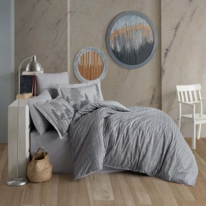 Спално бельо от поплин, 100% памук, за двойно легло, Hobby Home, 4 части, HBP-08