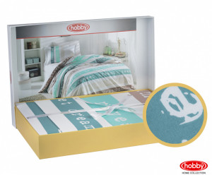 Спално бельо от поплин, 100% памук, за единично легло, Hobby Home, 3 части, HB1-25 - Img 4