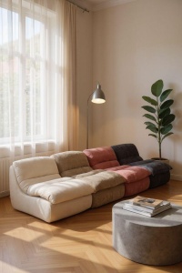 Fotolii spuma memory premium hd relax asezate in forma de canapea modulara 