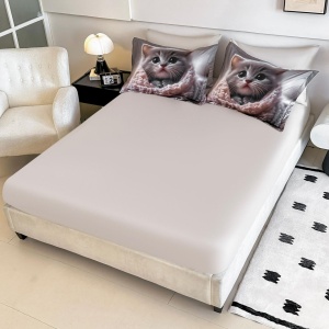 cearceaf cu elastic finet bej gri jojo home