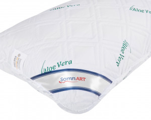 Perna Somnart matlasata Aloe Vera 70x70 cm - Img 3