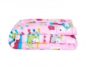 Pilota bumbac Somnart Pisicute, 200x220cm, umplutura 300 gsm - Img 3