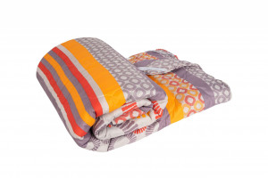 Set pilota 4 anotimpuri Ultrasleep Vintage Brown Somnart, 140x200 cm (200 g +120 g), microfibra - Img 3