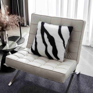 Луксозно одеяло Jo-Jo Home, тип кожа от Норка + 2 калъфки, 200x230 см, с цип, PBN-02 (бяло и черно) - Img 10