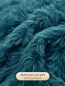 Пухкава олекотена завивка Fluffy 200×230 см с 2 калъфки, 3 части, петроленосин – Johnny Home FA-02 - Img 5