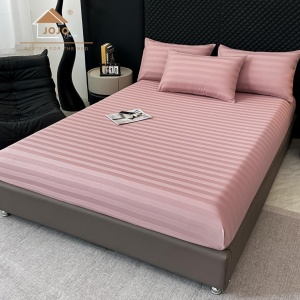 Спален комплект Damasc Deluxe от 100% памук, 6 части, пудрено розов, JoJo Home, DMB-01 – продуктова снимка за онлайн каталог