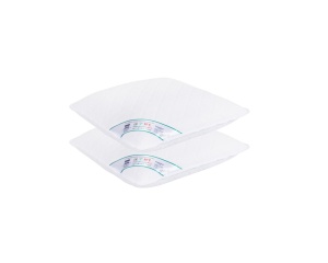 SET 2 Perne Medicinale Hipoalergenice Somnart 40x40cm, HypoallergenicMed, 100% fibra poliester, lavabile la 95 de grade, fermitate medie spre tare - Img 1