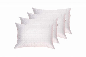 Set 4 perne matlasate Somnart, 50x70 cm, microfibra cu fibre de carbon - Img 2