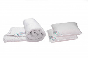 Set pilota 180x200 cm, 200g si 2 perne 50x70 cm HypoallergenicMed Somnart, microfibra matlasata - Img 2