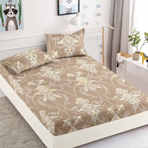 Комплект долен чаршаф с ластик + 2 калъфки, за Двойно легло,, HBF-284