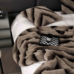 Луксозно одеяло Jo-Jo Home, тип кожа от Норка + 2 калъфки, 200x230 см, с цип, PBN-04 – продуктова снимка допълнително представяне