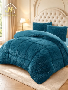 Пухкава олекотена завивка Fluffy 200×230 см с 2 калъфки, 3 части, петроленосин – Johnny Home FA-02 - Img 2