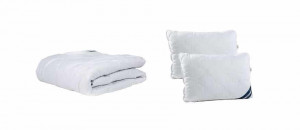 Set pilota de iarna Superior Plus Somnart pilota groasa 200x220 cm + 2 perne 50x70 cm, bumbac - Img 2