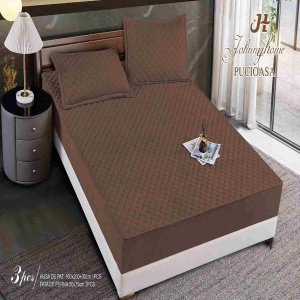 Комплект долен чаршаф от кадифе, с ластик + 2 калъфки, за двойно легло, HMT-08