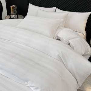Спален комплект Damasc Deluxe от 100% памук, 6 части, бял, JoJo Home, DMB-09 – продуктова снимка от продуктовата галерия