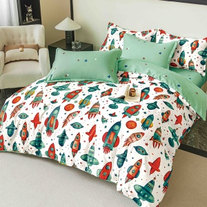 Спално бельо за единично легло, 4 части, FNJ1-258