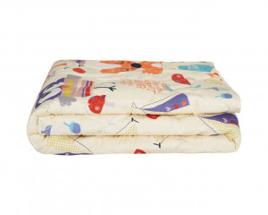 Pilota bumbac Somnart Bufnite, 180x200cm, umplutura 300 gsm - Img 3