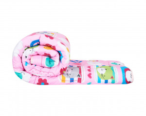 Pilota bumbac Somnart Pisicute, 200x220cm, umplutura 300 gsm - Img 2